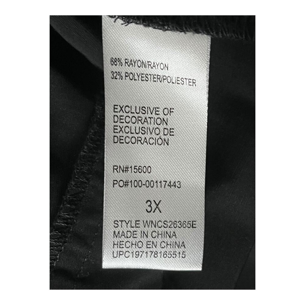 Democracy Pants Ab Leisure Skyrise high waist cargo black size 3X - Picture 6 of 7